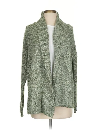 Pre-owned Cabi Cardigan Sweater In Green