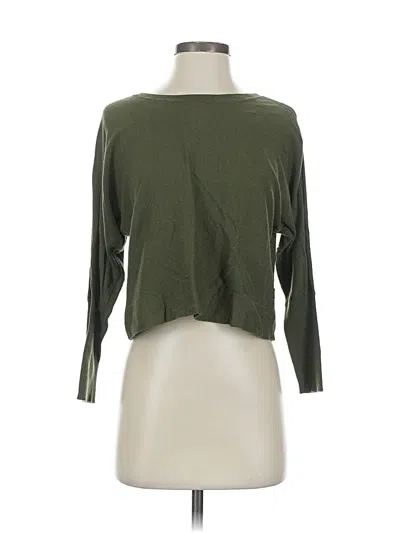 Pre-owned Cabi Cardigan Sweater In Green