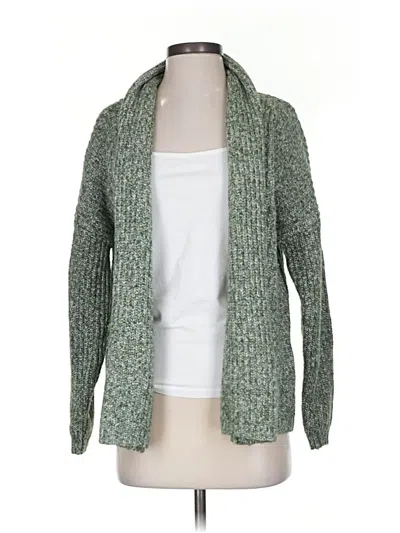Pre-owned Cabi Cardigan Sweater In Green