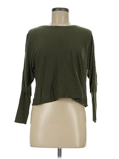 Pre-owned Cabi Cardigan Sweater In Green