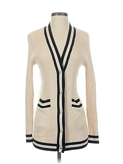 Pre-owned Cabi Cardigan Sweater In Ivory