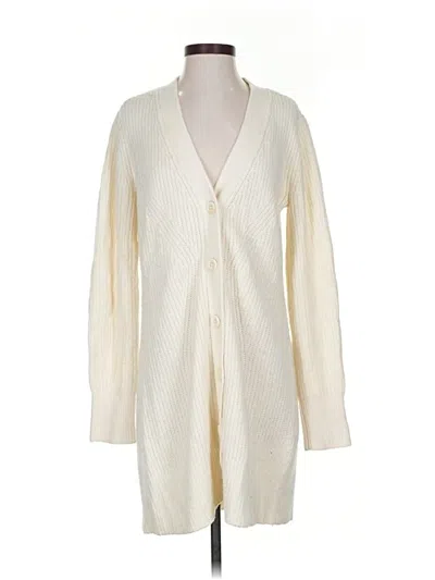 Pre-owned Cabi Cardigan Sweater In Ivory