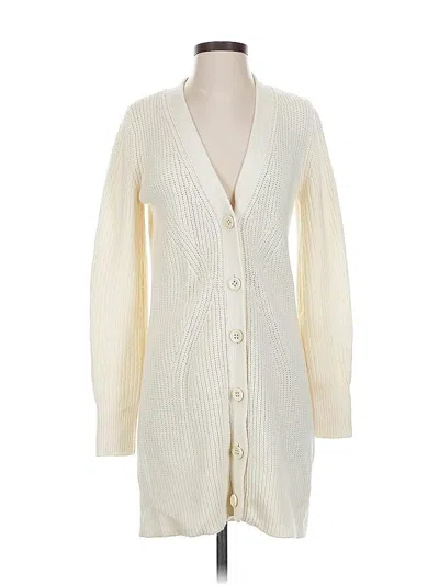 Pre-owned Cabi Cardigan Sweater In Ivory