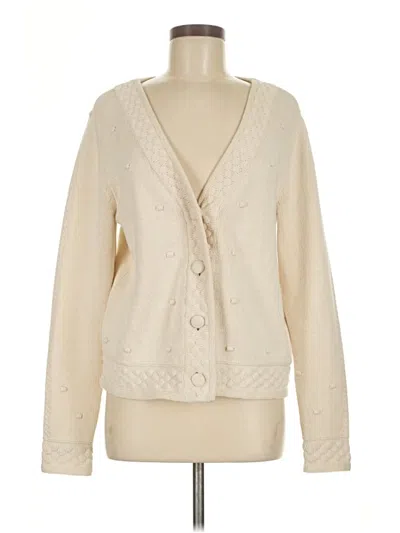 Pre-owned Cabi Cardigan Sweater In Ivory