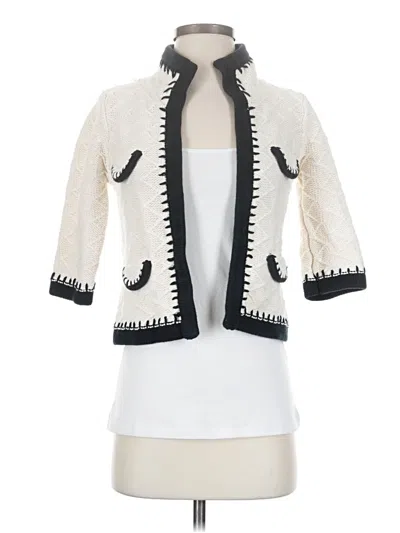 Pre-owned Cabi Cardigan Sweater In Ivory