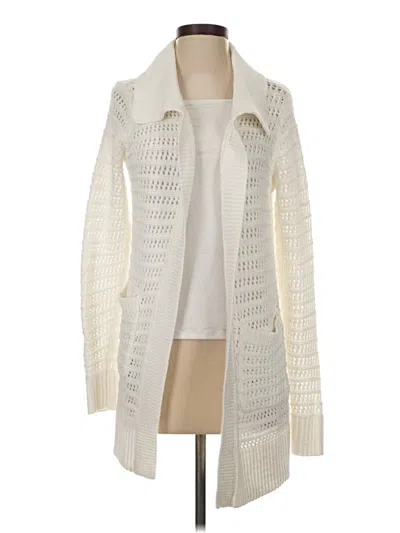 Pre-owned Cabi Cardigan Sweater In Ivory