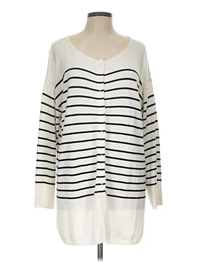 Pre-owned Cabi Cardigan Sweater In Ivory