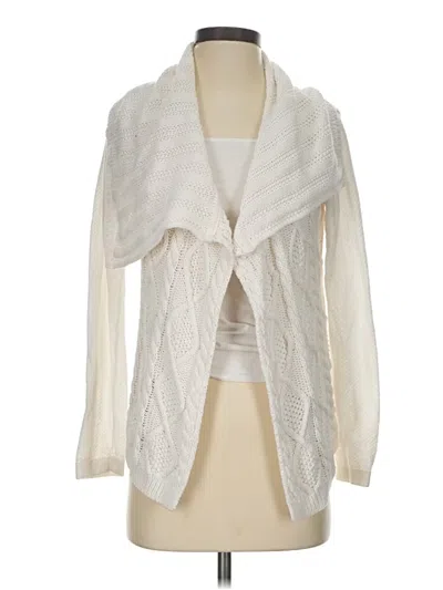 Pre-owned Cabi Cardigan Sweater In Ivory