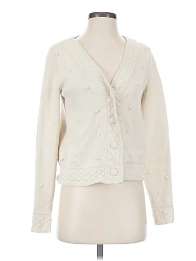 Pre-owned Cabi Cardigan Sweater In Ivory