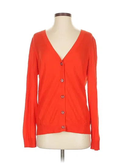 Pre-owned Cabi Cardigan Sweater In Orange