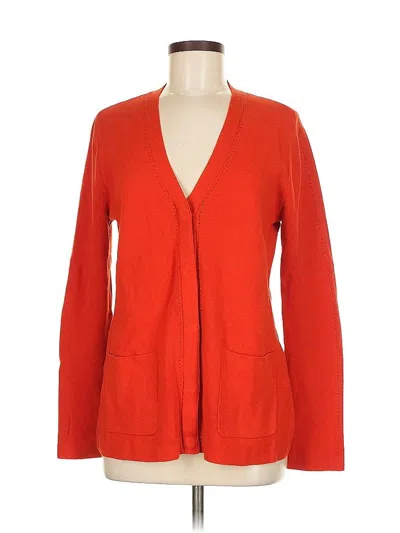 Pre-owned Cabi Cardigan Sweater In Orange