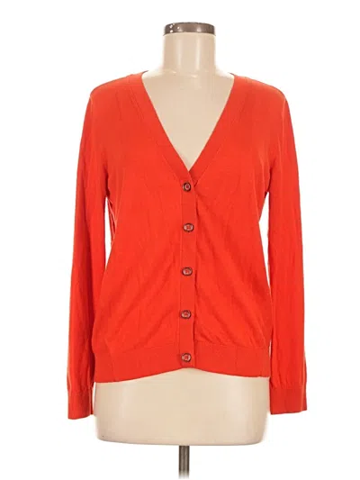 Pre-owned Cabi Cardigan Sweater In Orange