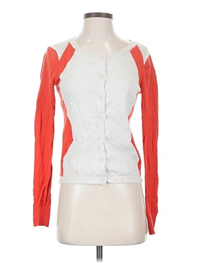 Pre-owned Cabi Cardigan Sweater In Orange