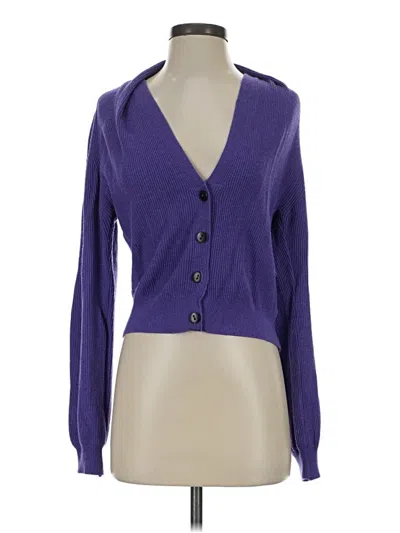 Pre-owned Cabi Cardigan Sweater In Purple