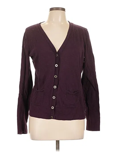 Pre-owned Cabi Cardigan Sweater In Purple