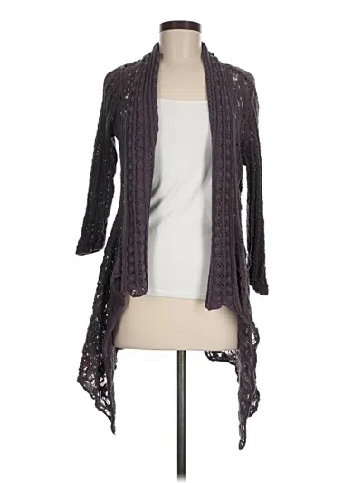 Pre-owned Cabi Cardigan Sweater In Purple