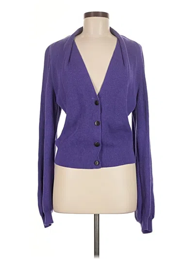 Pre-owned Cabi Cardigan Sweater In Purple