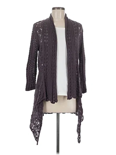 Pre-owned Cabi Cardigan Sweater In Purple