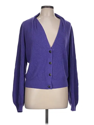 Pre-owned Cabi Cardigan Sweater In Purple