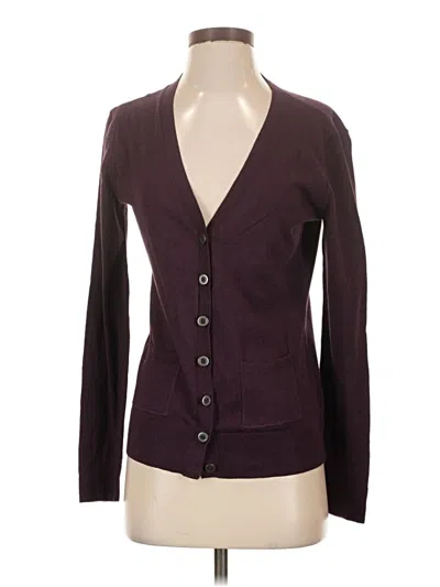 Pre-owned Cabi Cardigan Sweater In Purple