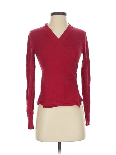 Pre-owned Cabi Cardigan Sweater In Red