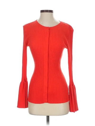 Pre-owned Cabi Cardigan Sweater In Red