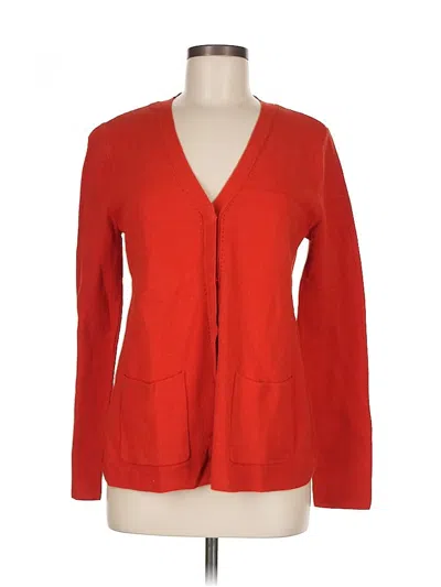 Pre-owned Cabi Cardigan Sweater In Red