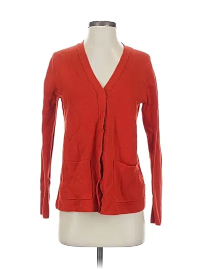 Pre-owned Cabi Cardigan Sweater In Red