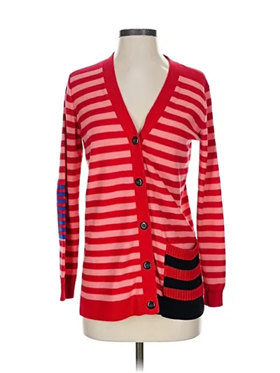 Pre-owned Cabi Cardigan Sweater In Red