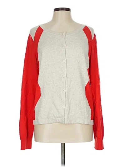 Pre-owned Cabi Cardigan Sweater In Red