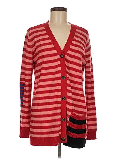 Pre-owned Cabi Cardigan Sweater In Red