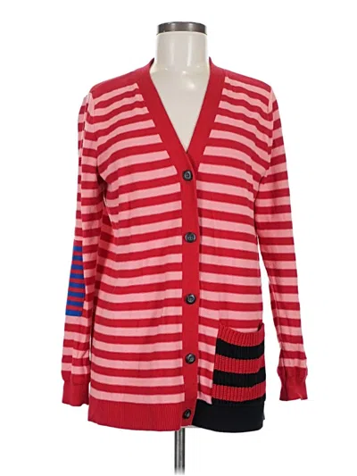 Pre-owned Cabi Cardigan Sweater In Red