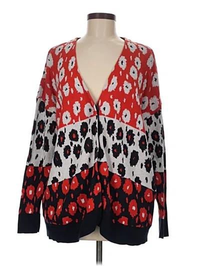 Pre-owned Cabi Cardigan Sweater In Red