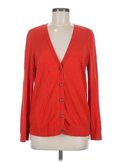 Pre-owned Cabi Cardigan Sweater In Red
