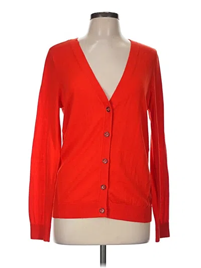 Pre-owned Cabi Cardigan Sweater In Red