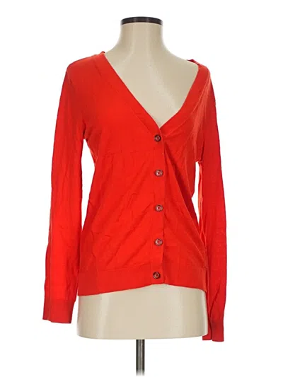 Pre-owned Cabi Cardigan Sweater In Red