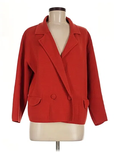 Pre-owned Cabi Cardigan Sweater In Red