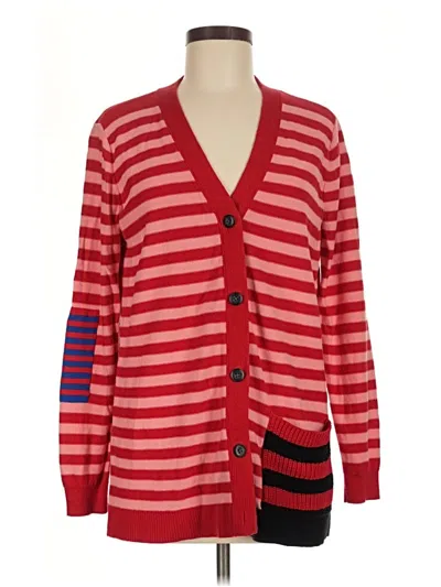 Pre-owned Cabi Cardigan Sweater In Red