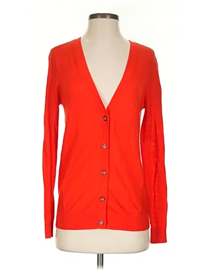 Pre-owned Cabi Cardigan Sweater In Red