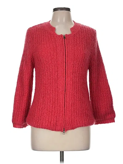 Pre-owned Cabi Cardigan Sweater In Red