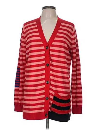 Pre-owned Cabi Cardigan Sweater In Red
