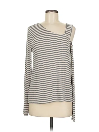 Pre-owned Cabi Cardigan Sweater In Silver