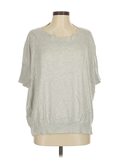 Pre-owned Cabi Cardigan Sweater In Silver