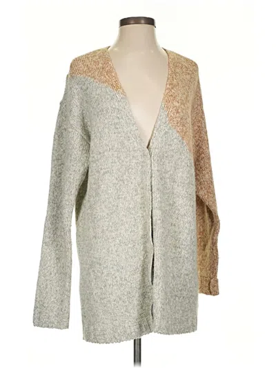 Pre-owned Cabi Cardigan Sweater In Silver
