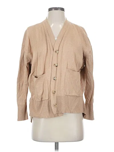 Pre-owned Cabi Cardigan Sweater In Tan