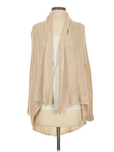 Pre-owned Cabi Cardigan Sweater In Tan