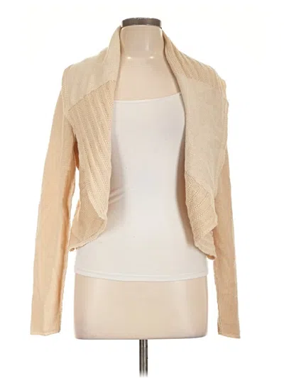 Pre-owned Cabi Cardigan Sweater In Tan