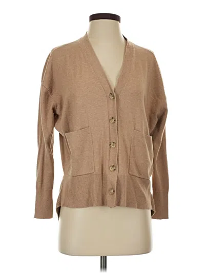 Pre-owned Cabi Cardigan Sweater In Tan