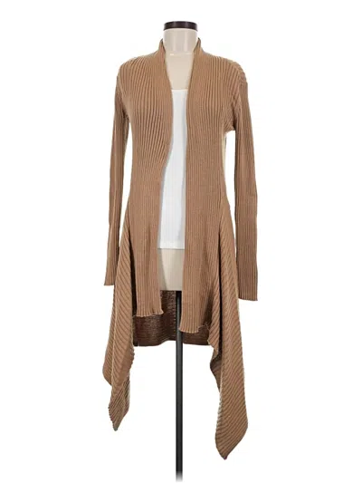 Pre-owned Cabi Cardigan Sweater In Tan