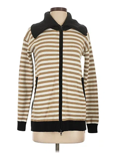 Pre-owned Cabi Cardigan Sweater In Tan